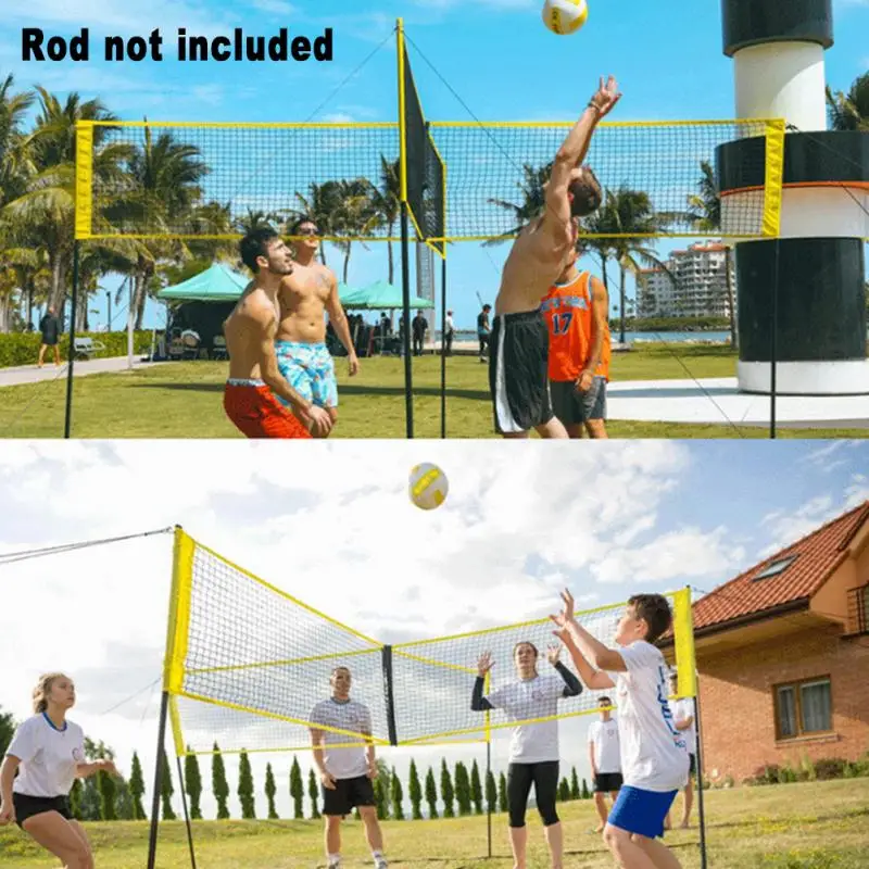 

Professional Outdoor Sand Volleyball net Or Indoors Cross Volleyball Sports Volleyball Net Tennis Badminton Square Net