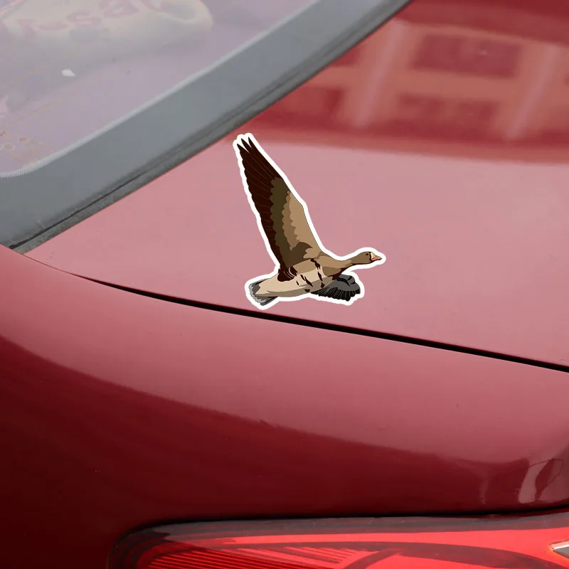 

Car Sticker Interesting Waterproof Flying Geese Animal Decal Fashion PVC Window Graphic Decoration High Quality Decals 14*12cm