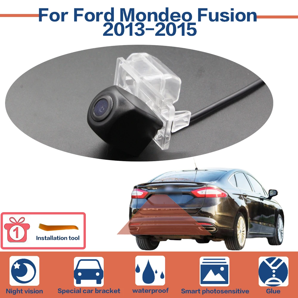 

Автомобильная камера заднего вида CCD с функцией ночного видения для Ford Mondeo Fusion 2013-2015