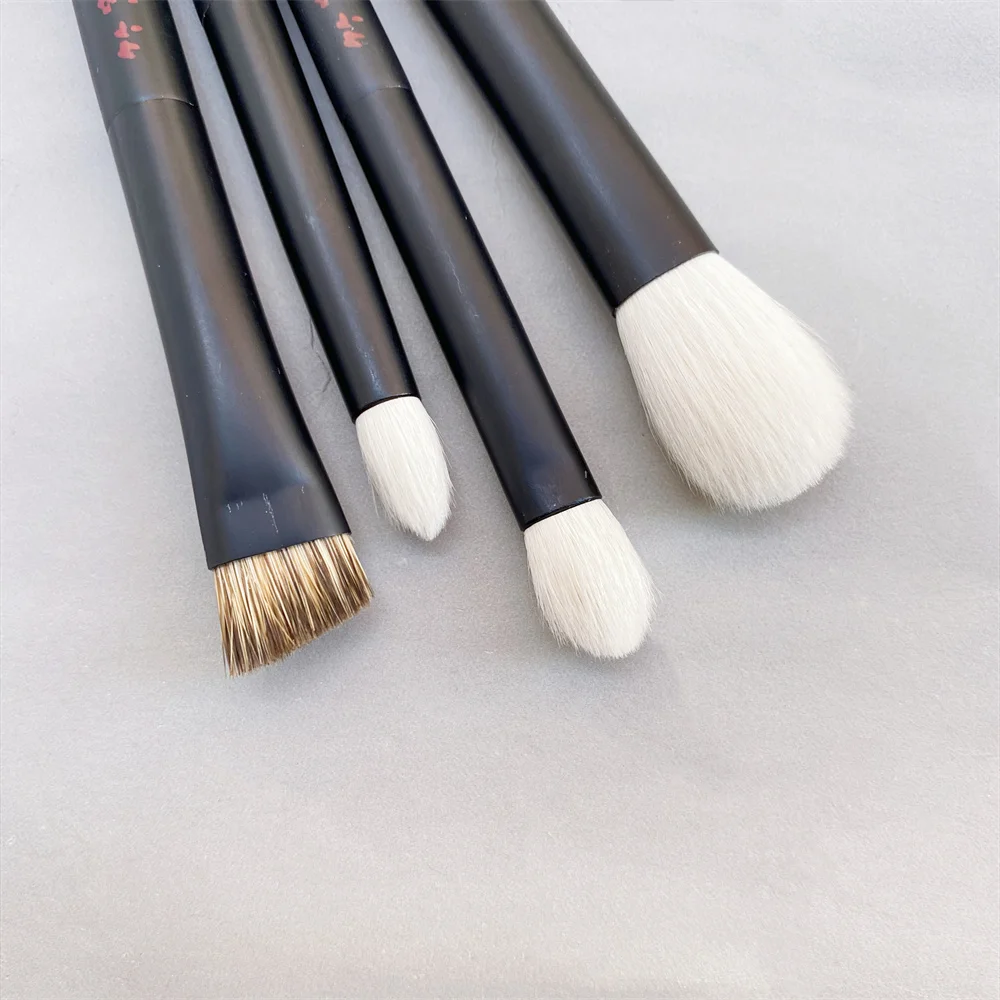 T-1 Powder Brush T-5 Highlight T-6 T-7 T-8 Eye Shadow Blending T-9 Eyebrow Makeup Brushes Finest Goat hair Beauty Cosmetics Tool | Красота и