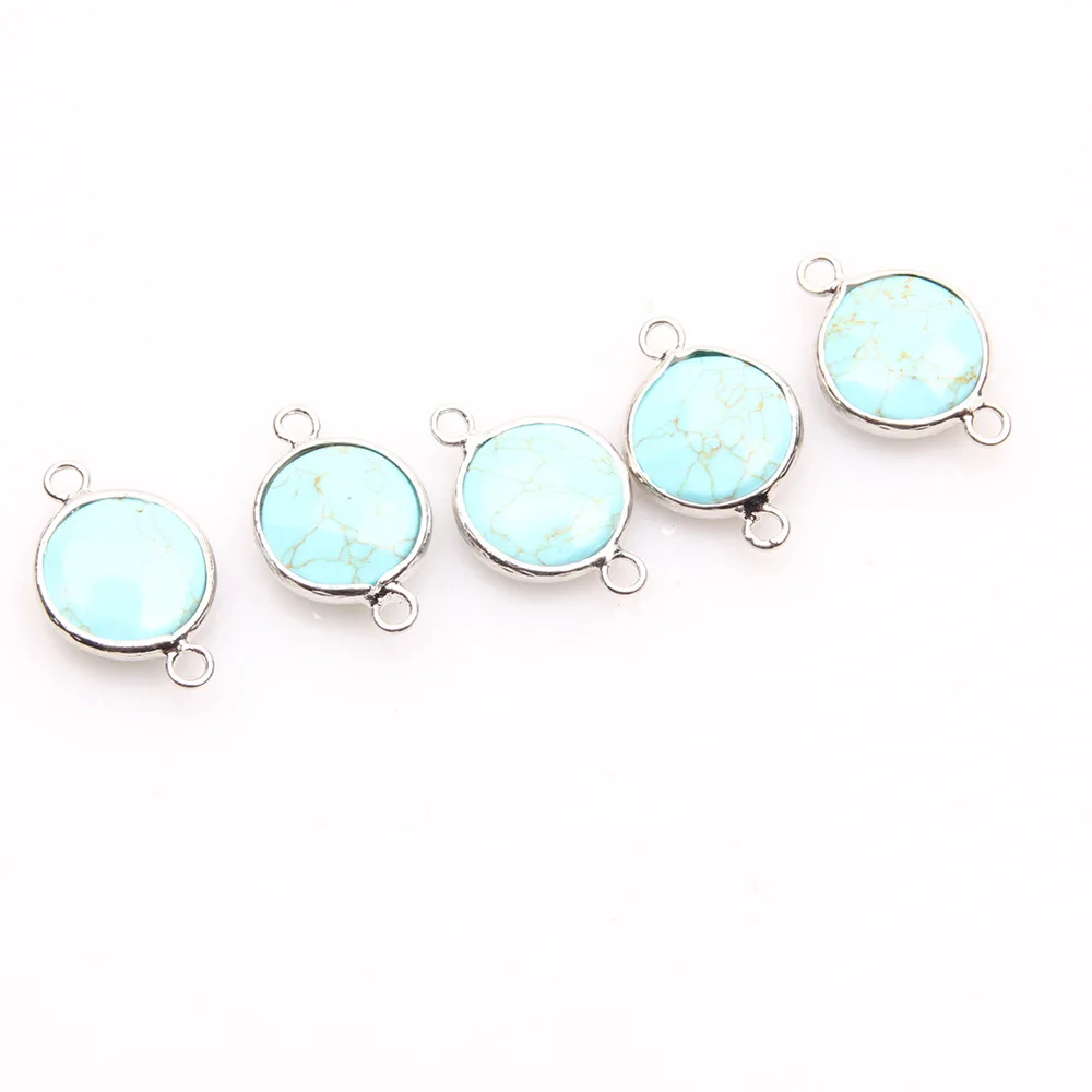 Натуральный зеленый камень модный кулон с кристаллами красивая капля воды