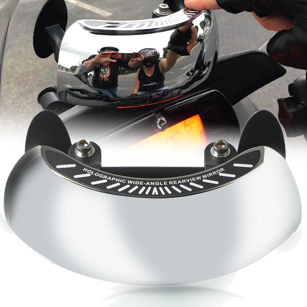 Лобовое стекло мотоцикла Зеркала заднего вида 180 градусов широкоугольное
