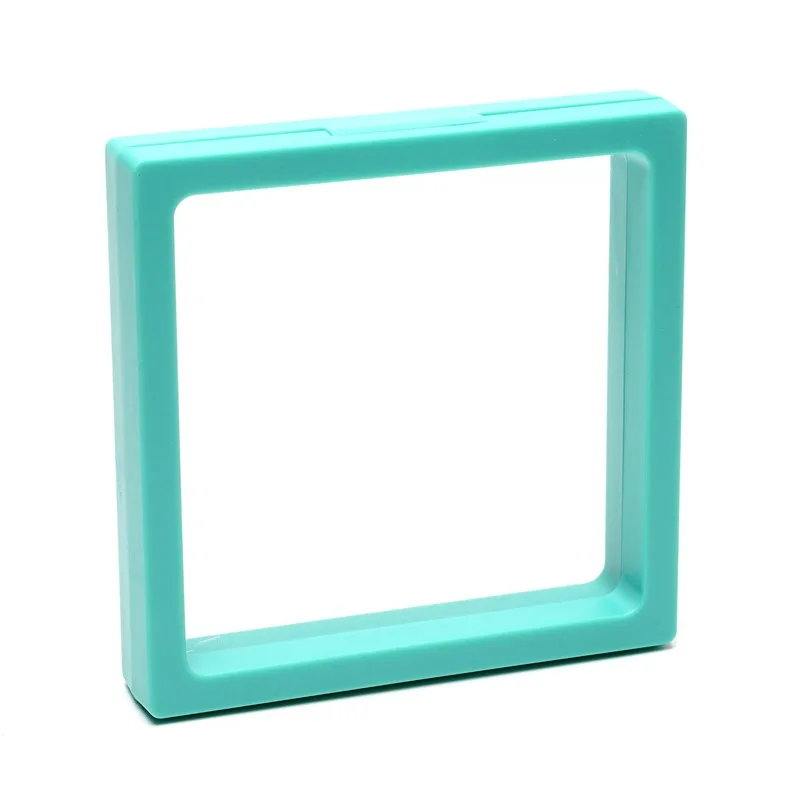 Color-14x14cm Коробка для демонстрации ювелирных изделий для создания баланса прозрачной коробки для демонстрации ювелирных изделий подвесной плавающий Чехол-держатель - Цвет: Color-14x14cm