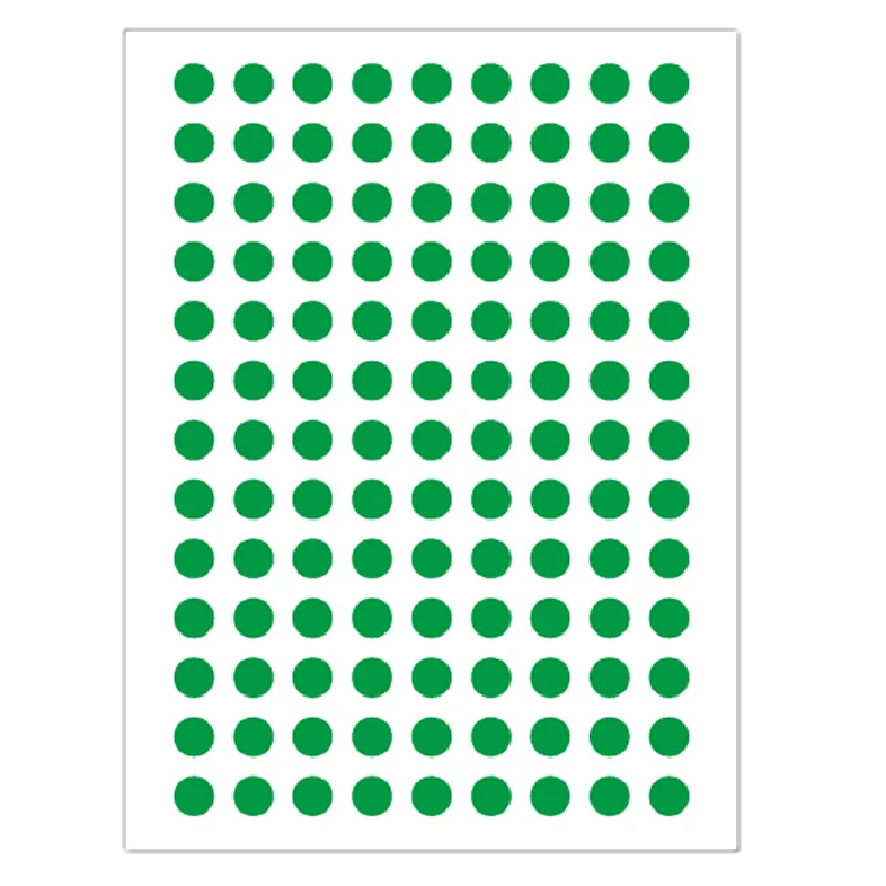 6 мм маленькая круглая наклейка в горошек 120 шт. небольшая печать винил|Наклейки| |