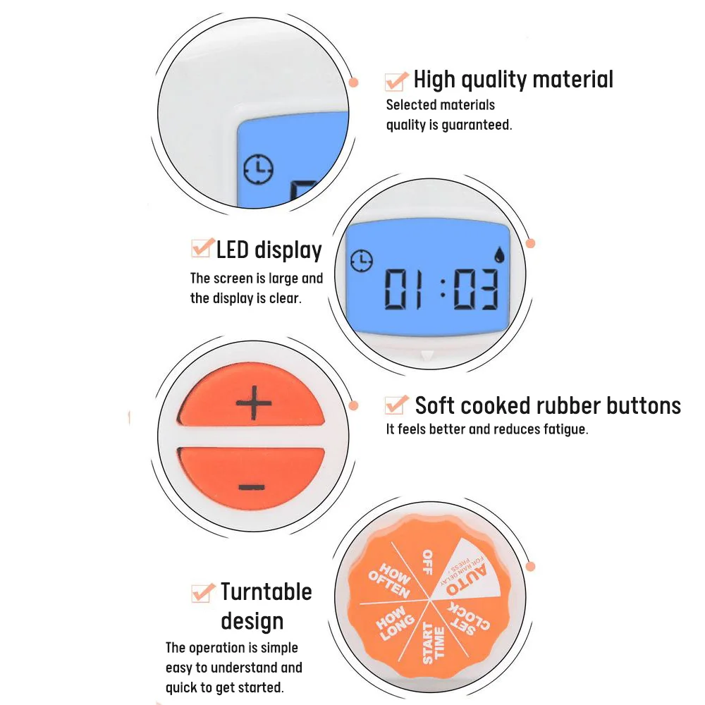 

Garden Drip Irrigation Device Automatic Watering Device for Indoor Potted Plants Intelligent Watering Timer Gardening Irrigation