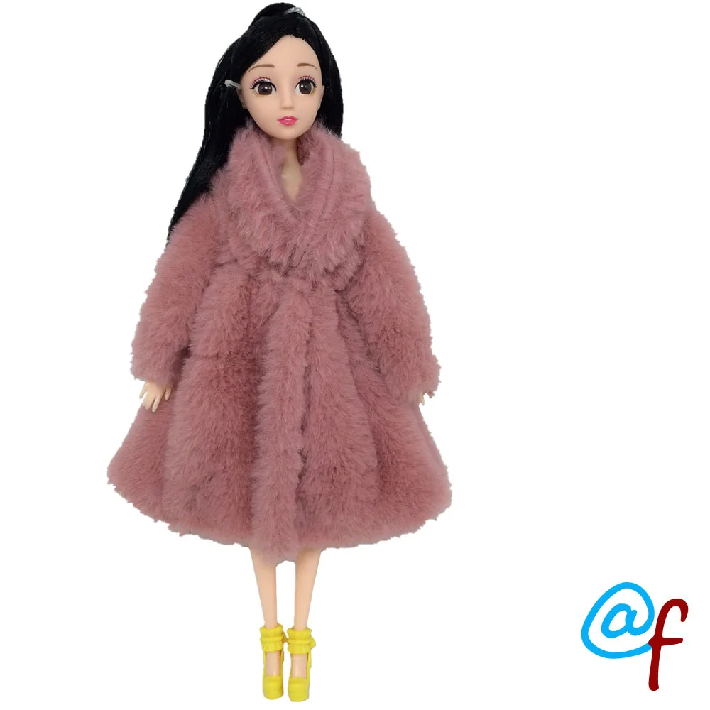 N2 1-Набор Кукла пушистая одежда девочка сделай сам для 1/6 OOAK красивая кукла платье
