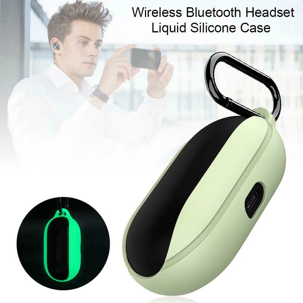 Новый светящийся с крючком чехол для наушников ночным освещением Аксессуары Samsung