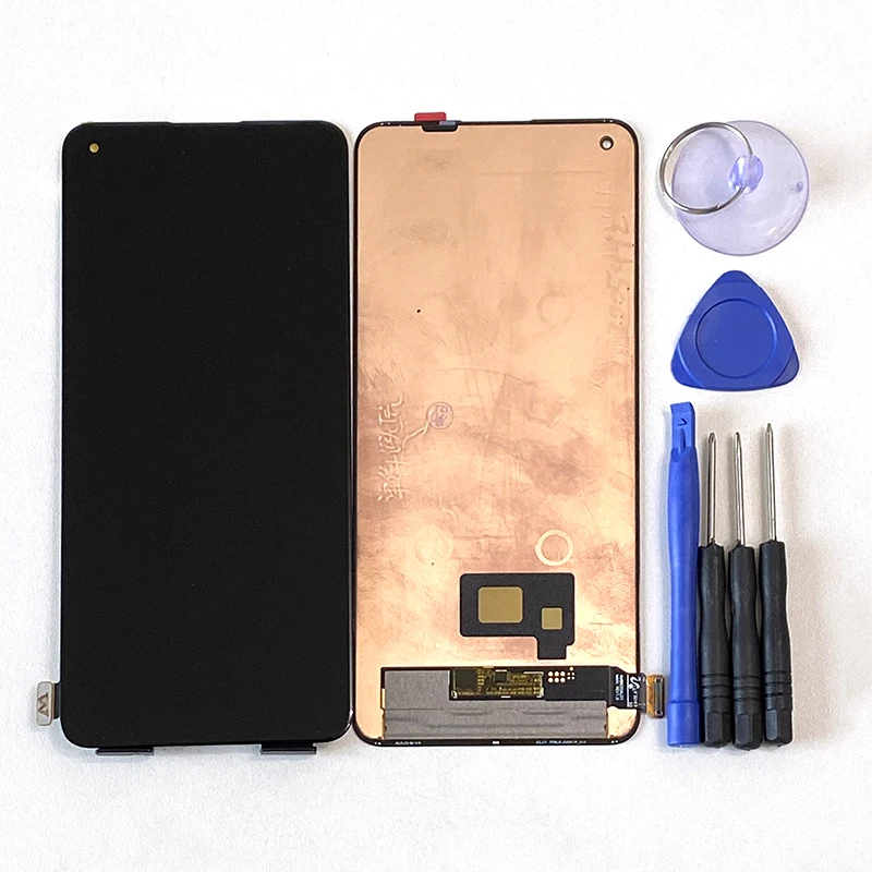 M & Sen-pantalla LCD Original fluida AMOLED para m&oacute;vil, digitalizador de Panel t&aacute;ctil para OnePlus 8T 5G 1 + 8T KB2001, 6,55"-5