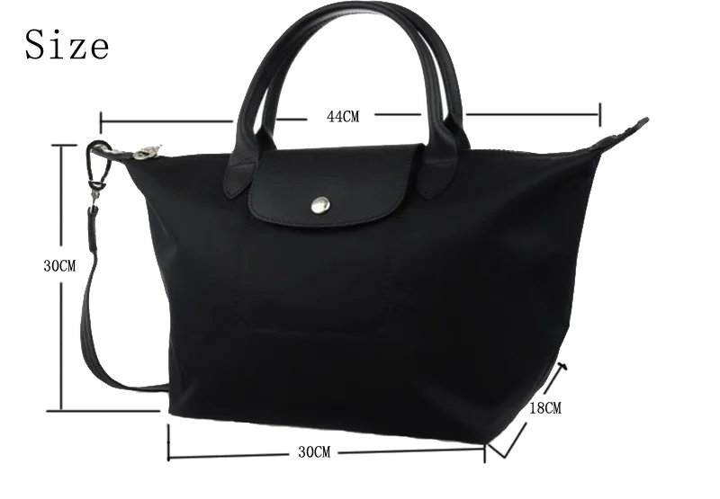 

Women's bag nylon genuine leather foldable waterproof bolsas messenger shoulde tote bag woman 2020 brand Bolsas Handbags
