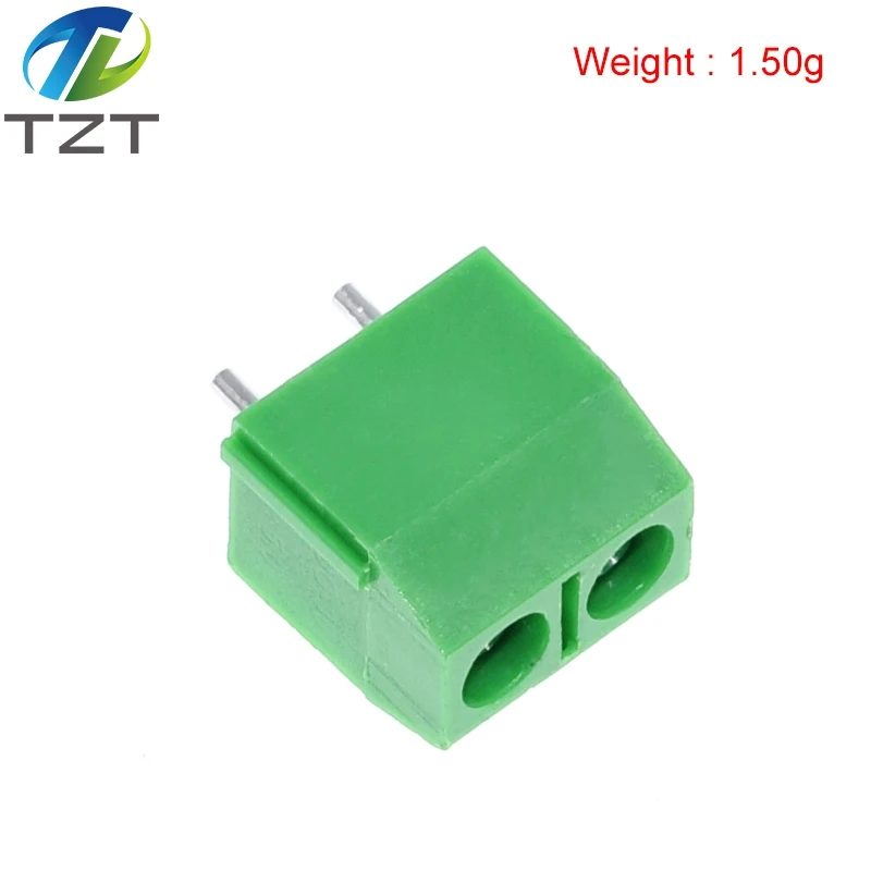 TZT 20 шт. KF301-2P 301-2P 2-контактный Штекерный винтовой клеммный блок разъем 5 08 мм Шаг