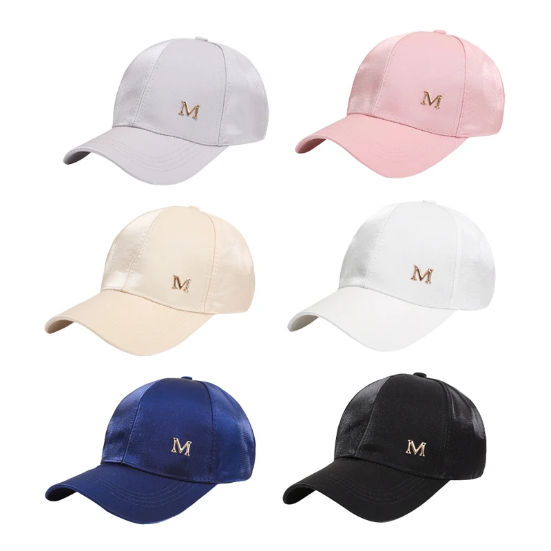 

New Outdoor Sport Baseball Cap Fashion M Letter Design Cap Adjustable Women Cap Fashion Hip Hop Hat