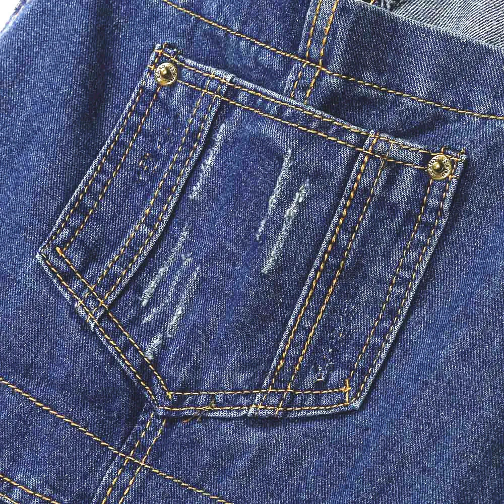 Свободное джинсовое боди на лямках большого размера с двойным плечом | Женская