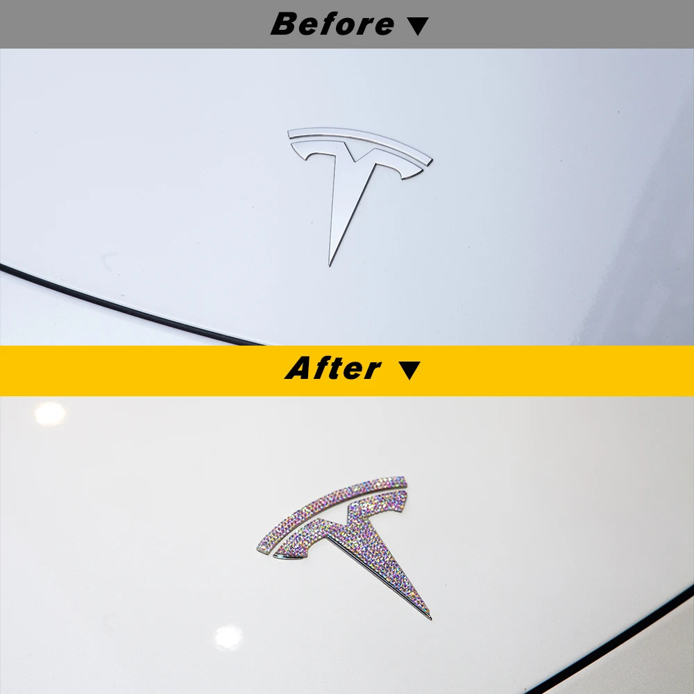 Heenvn 2021 Model3 автомобильный передний задний логотип для Tesla Model 3 S X наклейка