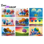 Когда-нибудь момент алмазов картина набор для ногтей красочные дерево дом 40*60 см вышивка крестиком мозаичная картина, выполненная в технике алмазной вышивки дома ASF2308