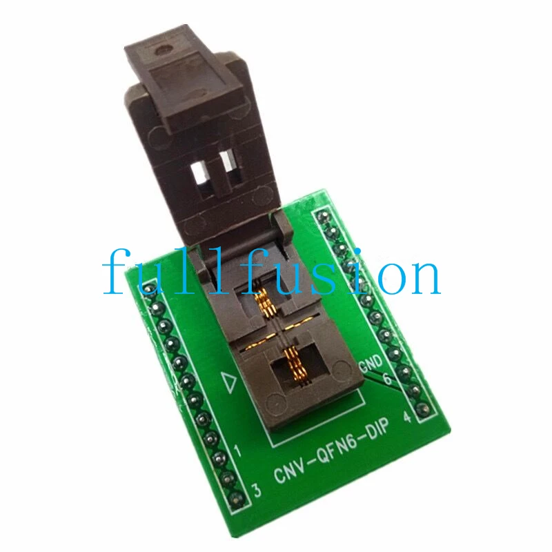 DFN6 к DIP программированию адаптер DFN6Pin 0 5 мм Шаг IC Размер корпуса 2x5мм QFN6 запись в