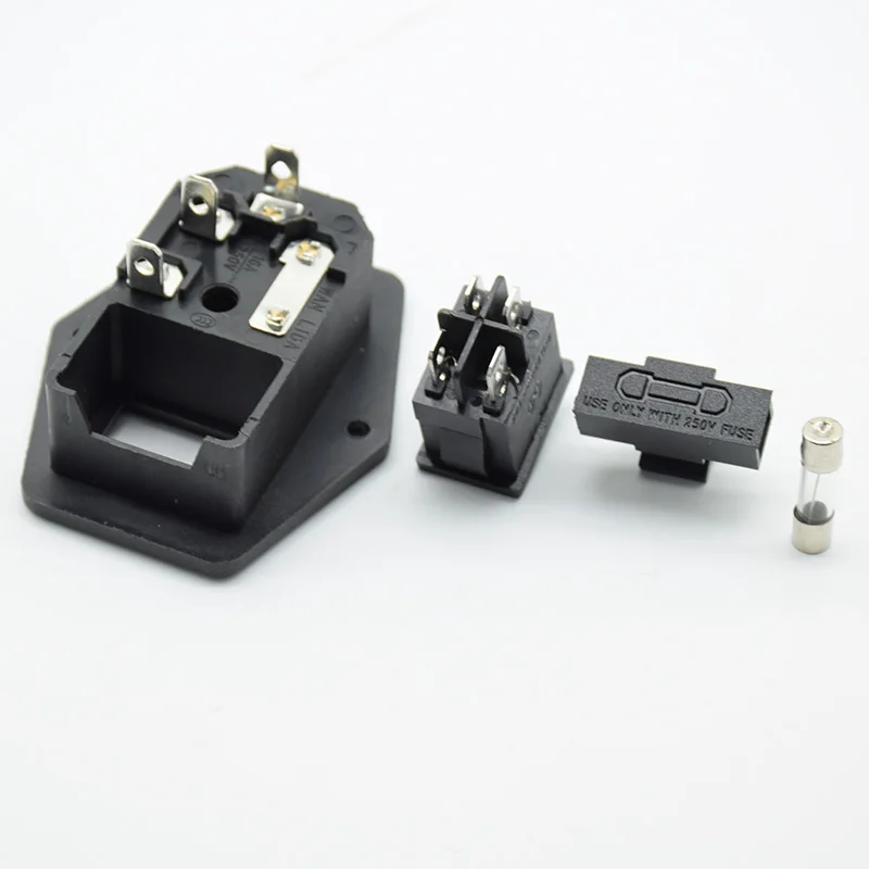 1 шт. клавишный выключатель питания IEC 3 Pin 320 C14 Входная мощность стандартный