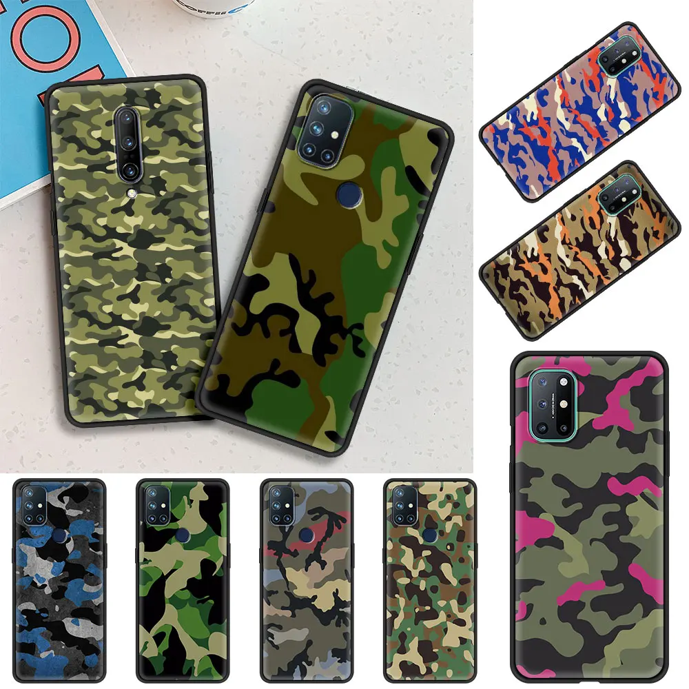 

Camouflage Camo Military Army Cell Phone Case for OnePlus 8 Nord N10 N100 8T 7 8 7T 9 Pro 5G 6 6T Cover for 1+ 8Pro Coque