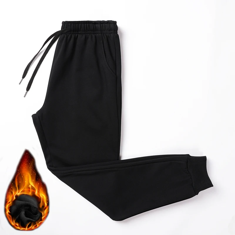 

New style cotton casual sports pants men plus cashmere cotton casual pants men's Sportswear pants trousers Large Size M-4XL