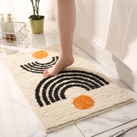 Indoor Bathroom Rug Non-slip Set Absorbent Dirt Catcher Rectangle Floor Mats Feet Soft Microfiber Home Carpet Anti-skid Bath Mat
