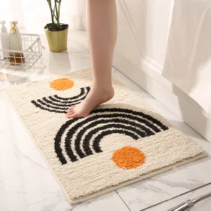 indoor bathroom rug non slip set absorbent dirt catcher rectangle floor mats feet soft microfiber home carpet anti skid bath mat free global shipping