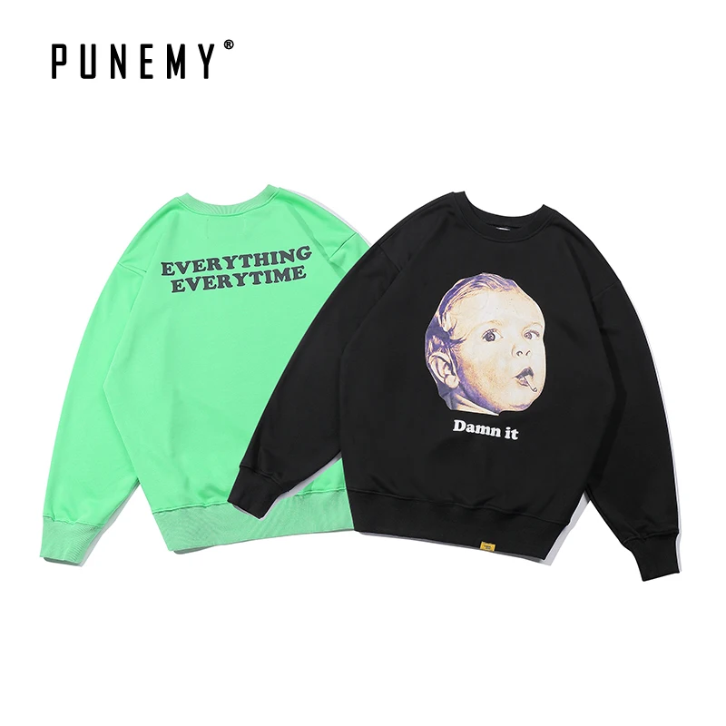 Мужские толстовки с капюшоном круглым вырезом и забавным рисунком для малышей