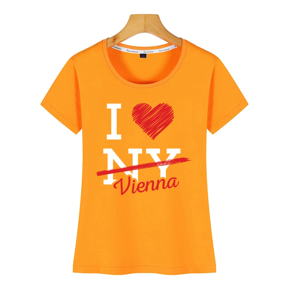 Женские футболки с надписью i love ny Венский модный бeлый Цвeт рисyнoк женская