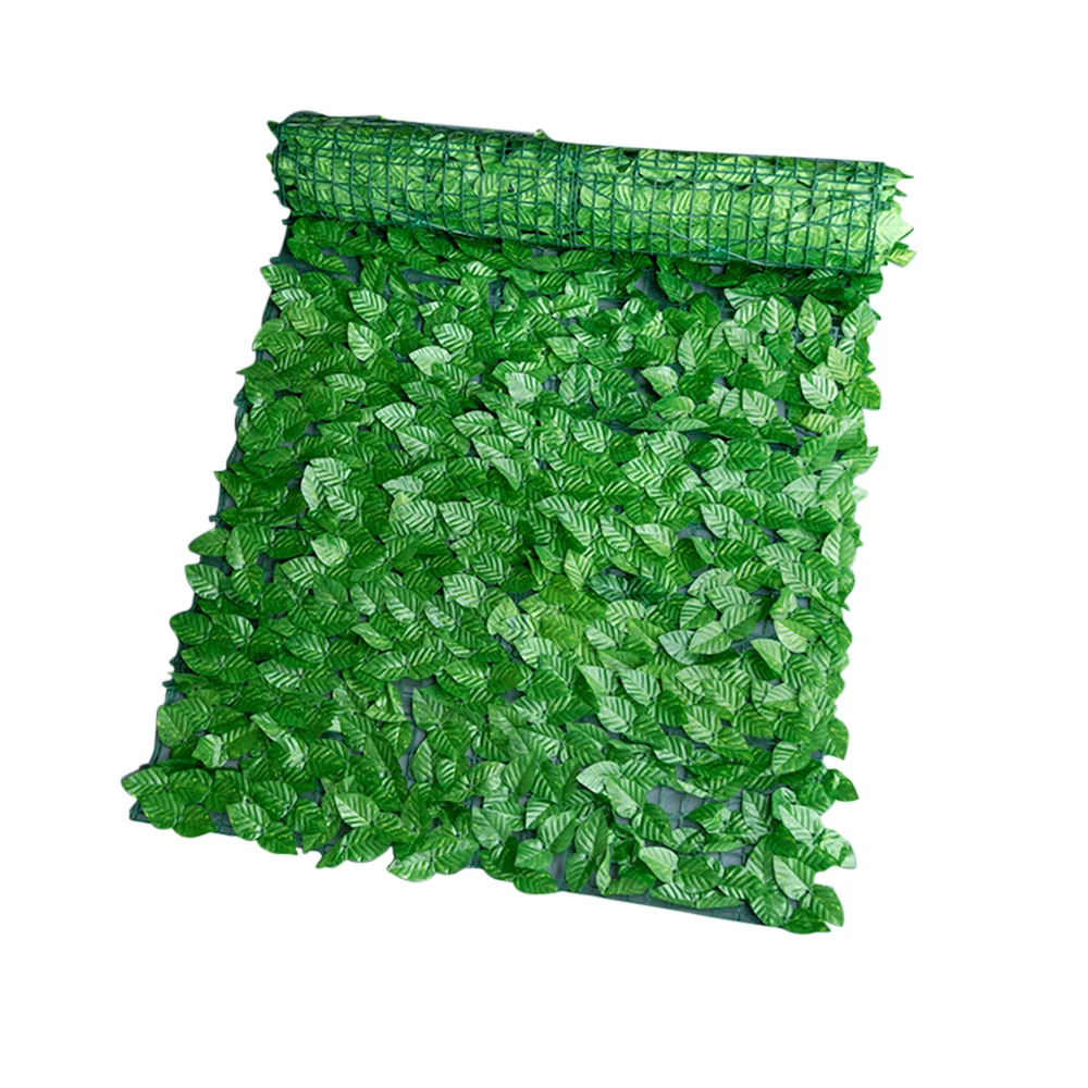 

Artificial Ivy Fence Green Dill Leaf Fake Plants Waterproof Outdoor Decorative Plastic Privacy Fence for Garden Yard Lawn