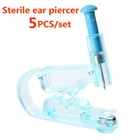 Одноразовая Стерильная игла для уха прибор для пирсинга ушей шпильки для пирсинга Оружейный Сейф асептики средства ухода за кожей уха Pierce Комплект пистолет пирсинг уха Безопасность стержня уха