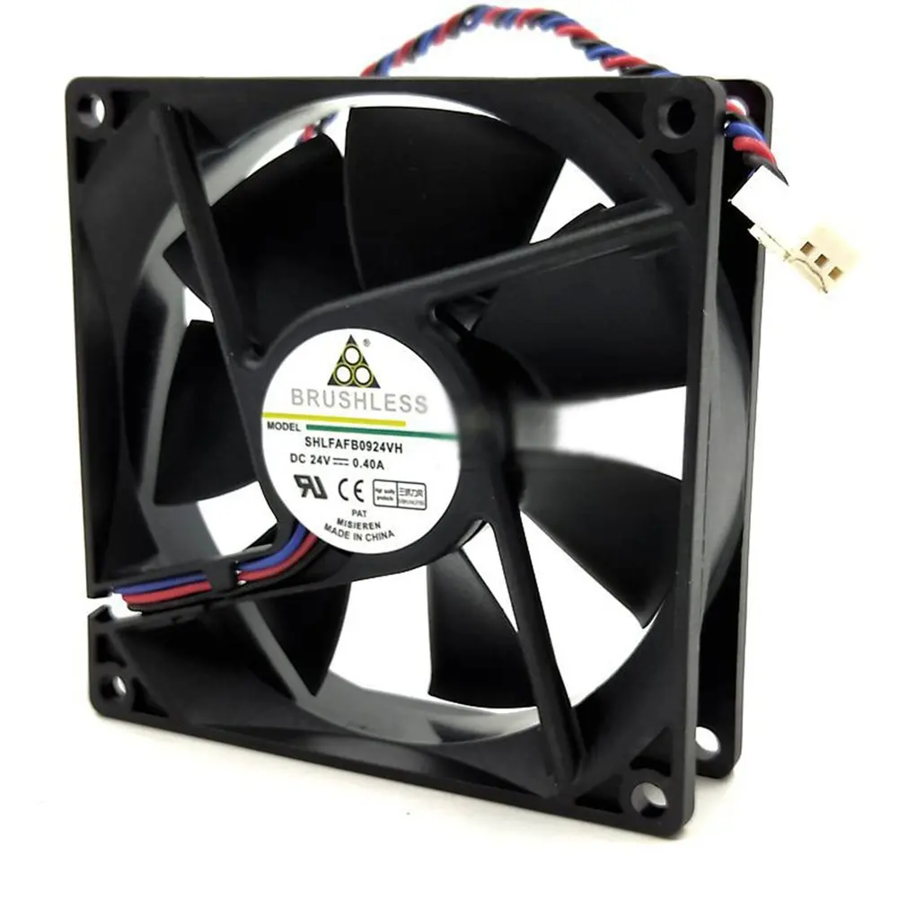 

24V 0.40A 9CM Computer Machine Box Power Inverter Double Ball Bearing Large Air Volume 3800RPM Cooling Fan
