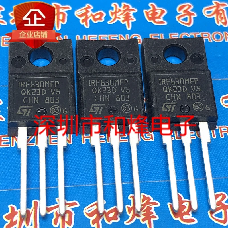 

6 шт./лот IRF630MFP TO-220F 200V 9A MOS в наличии