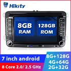 Автомагнитола Hikity Canbus 2 Din на Android, MP5-плеер с GPS, для VWVolkswagenGolfPoloTiguanPassatb7b6SEATleonSkodaOctavia