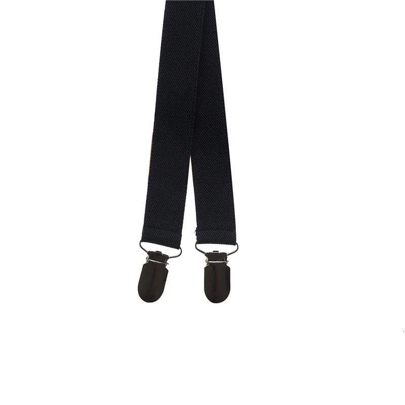 Подтяжки для взрослых унисекс однотонные без рисунка, мужские, шириной 2,5 см, регулируемые эластичные, с 4 клипсами в форме Х на спине, для женских брюк.