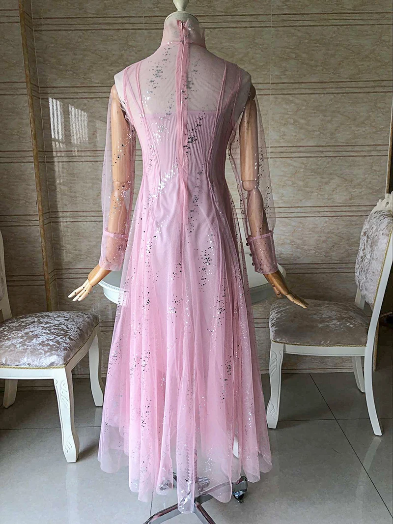 2 шт./компл. розовое платье подружки невесты синее элегантное Тюлевое длиной ниже