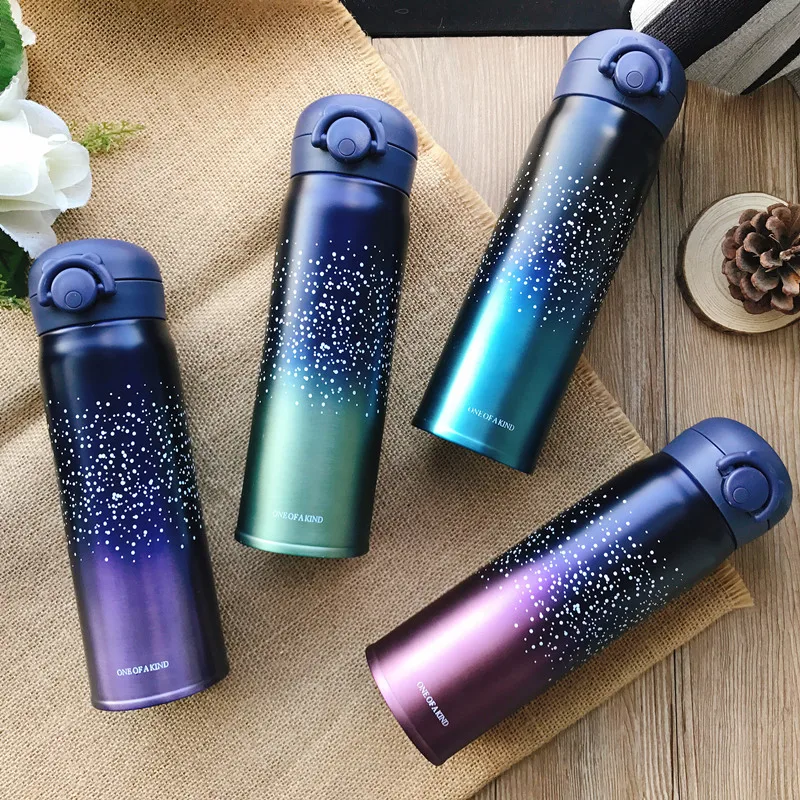 Новая Звездная изоляционная чашка 500ml350ml для холодной воды кофе чая молока