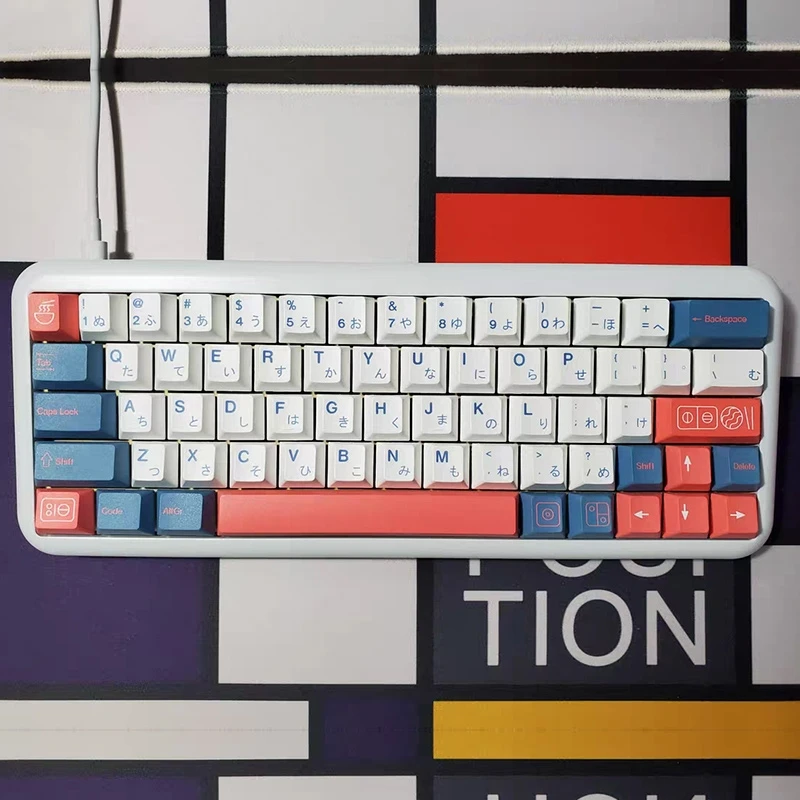 

GMK lunch keycap original highly mechanical keyboard PBT material chuckled foundry five surface heat sublimation 68/980 134 key