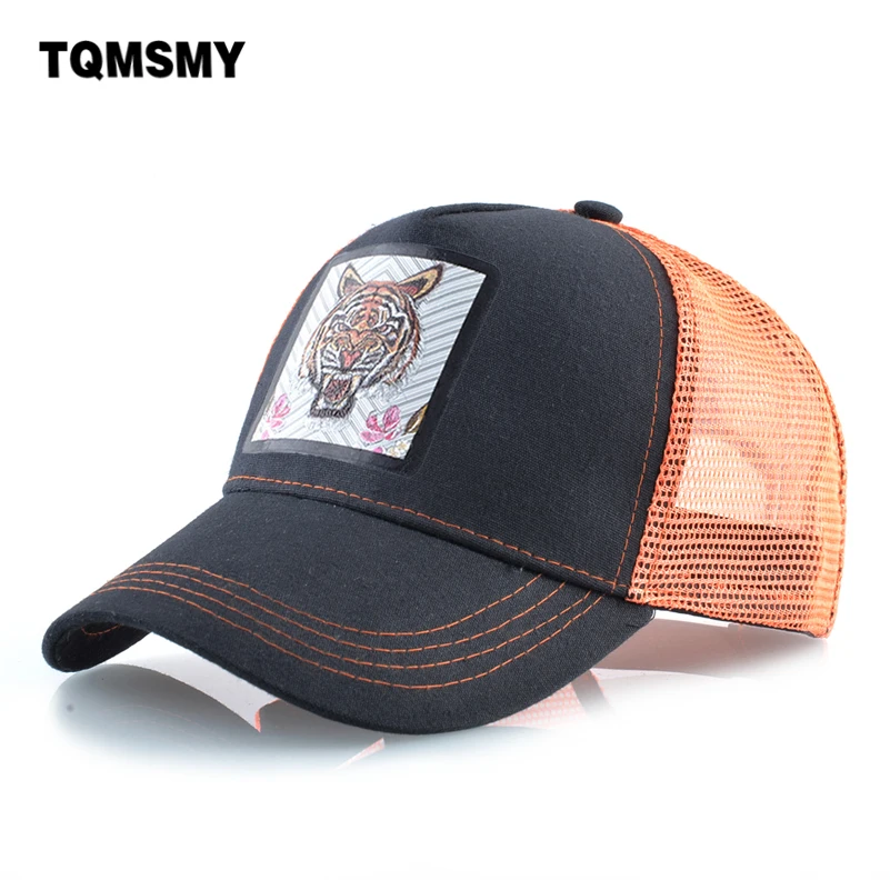 Высококачественная бейсболка мужская шляпа в стиле хип-хоп С Рисунком Тигра