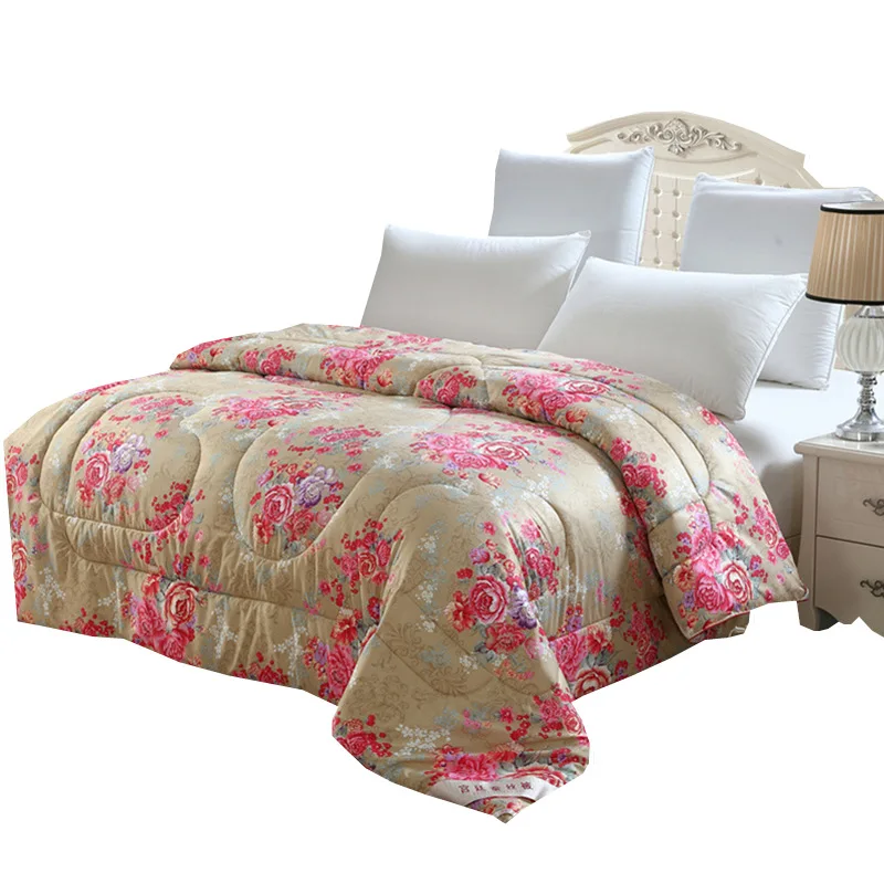 quilt&ampSilk&ampSpring Summer Autumn and Winter&ampBedding&ampSingle-Double Air Conditioner quilt silk filling twin comforter | Дом и сад