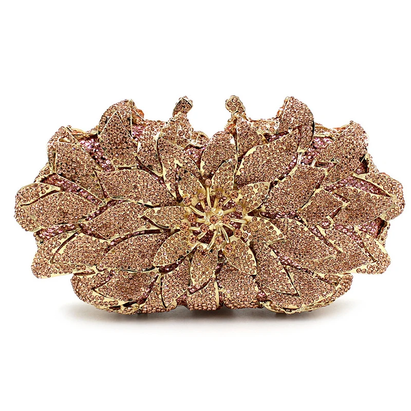 

XIYUAN BRAND Multi-Color Evening Crystal Clutch Bags Elegant Women's Diamond Messenger Purse Lady Party Purse And Handbags