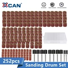 Набор шлифовальных барабанов XCAN, зернистость 80, 2522,35 мм, оправка для шлифовальной ленты для Dremel 3,175, шлифовальные вращающиеся инструменты шт.