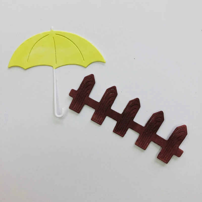 

Umbrella Fence Metal Cutting Dies Stencil Scrapbooking DIY Album Stamp Embossing