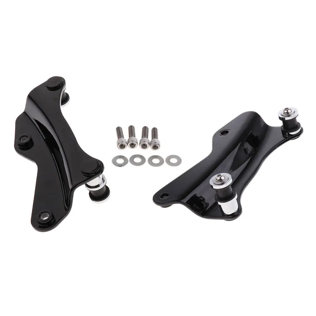 

Black 4 Point Docking Hardware Kit For 2014-UP FLHX FLTRX CVO