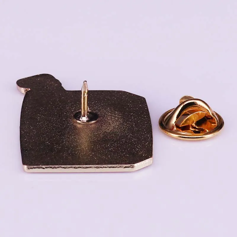 Эмалированная булавка Goth в виде сока яблока украшения для Хэллоуина | Украшения и