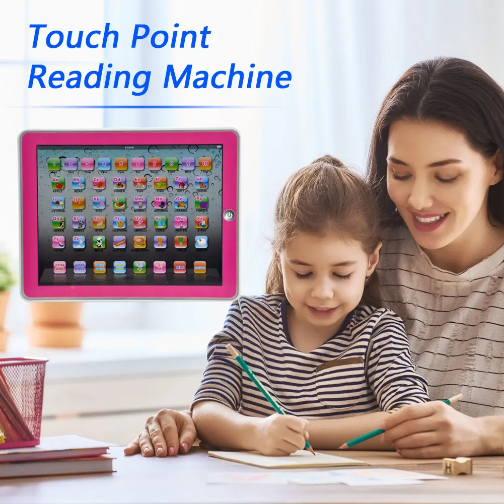 

High-quality ABS Materials Kids Early Learning Machine Practical Touch Screen Point Reading Machine For Children