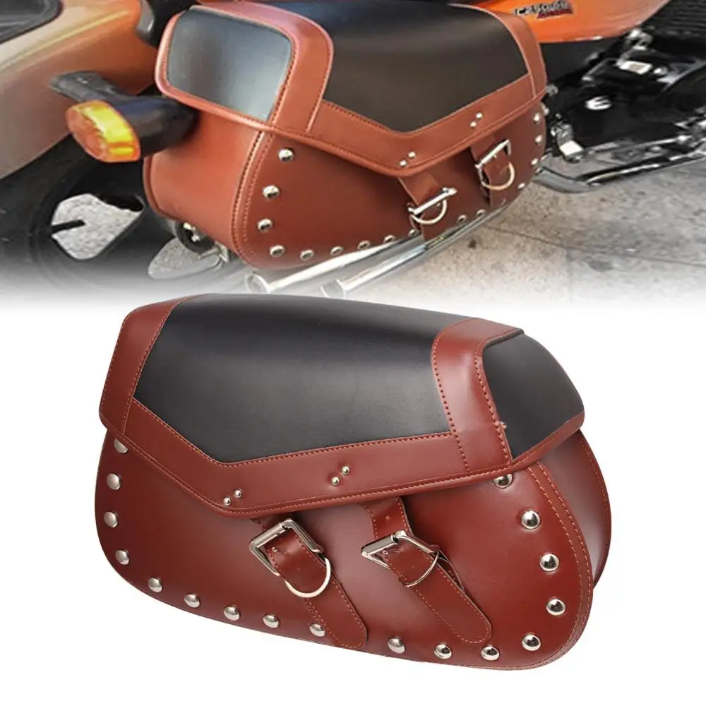 Сумка для мотоцикла сумка-Седло кафе и гонщика Универсальный мотоциклетный