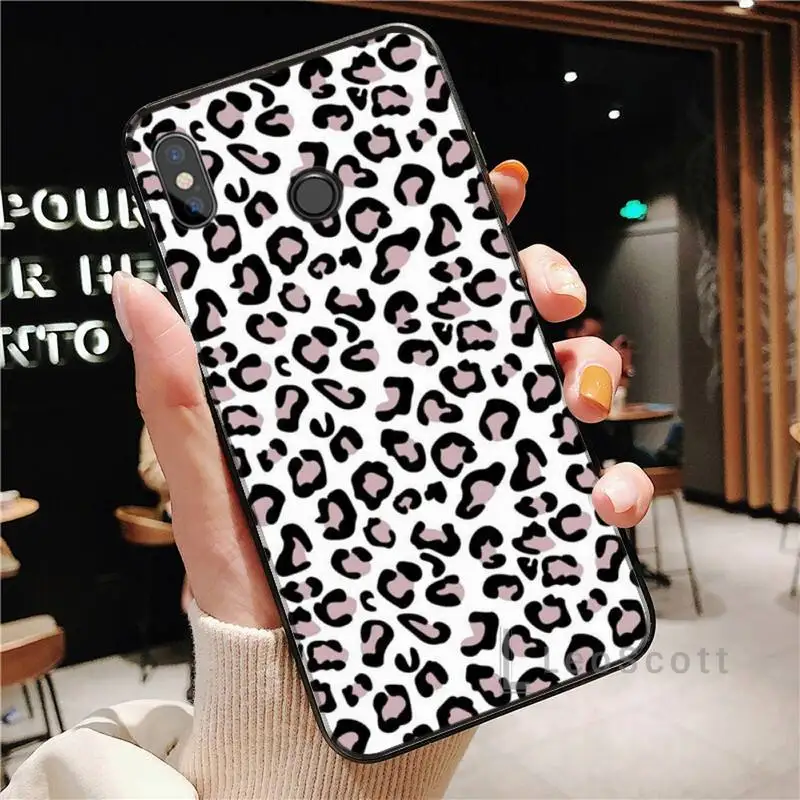 

Leopard Print Pattern Phone Case For Xiaomi Redmi note 4 4X 8T 9 9s 10 K20 K30 cc9 9t pro lite max