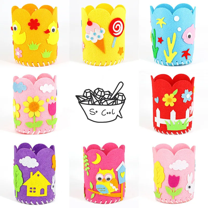 

Симпатичный креативный держатель для ручек ручной работы, держатель для ручек ручной работы, Детская сумка для игрушек ручной работы, детск...