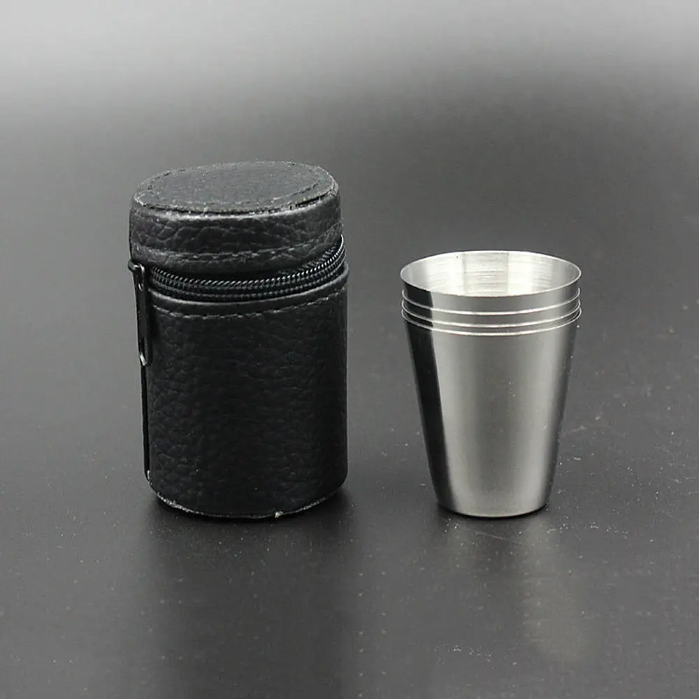 4 шт. мини стаканы из нержавеющей стали|Наборы для бара| |