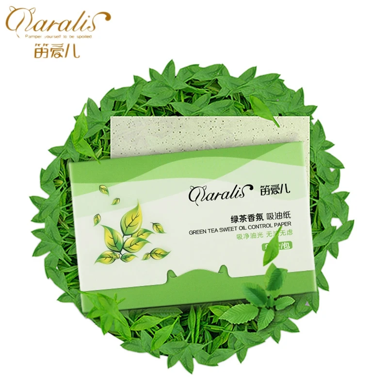Daralis 1 упаковка = 80 шт Портативные впитывающие бумажные салфетки для лица контроль