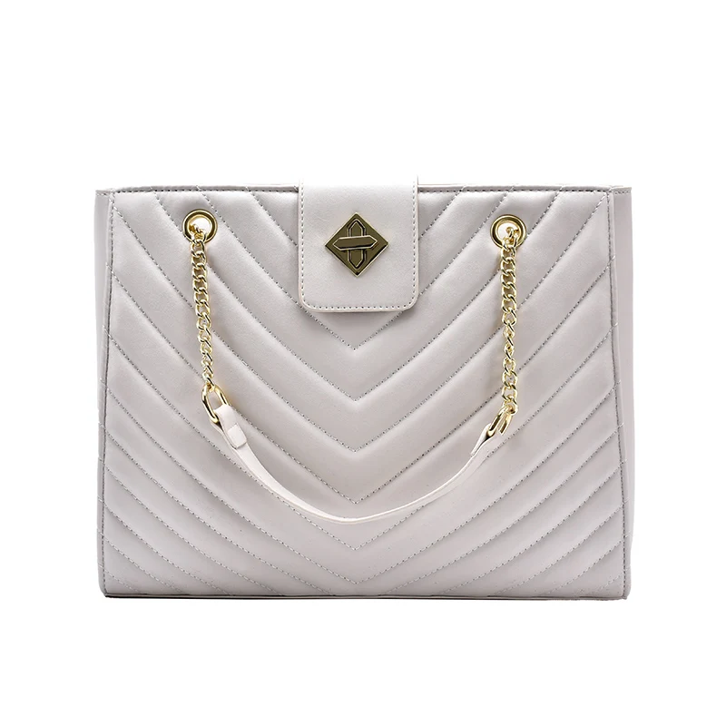 

Large Tote Lattice bag 2021 Fashion New High quality PU Leather Women's Designer Handbag High capacity Shoulder Messenger Bag