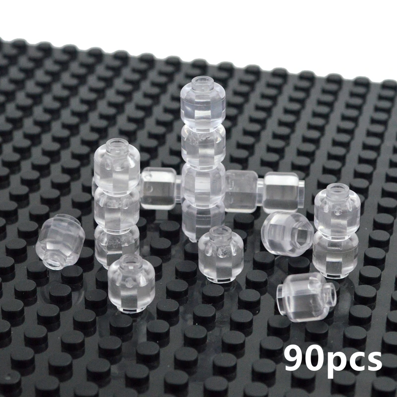 

90pcs Smartable Round Figure Head Street Light Building Blocks MOC Parts Toys For Kids Compatible Major Brand 30011 3626